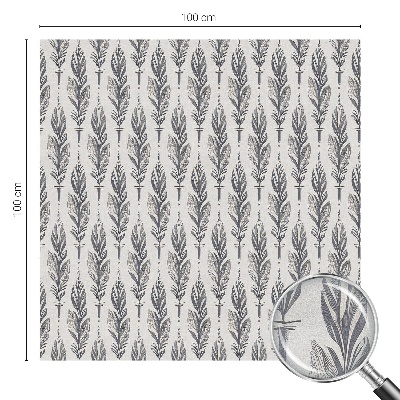 Fensterfolie Sichtschutz Elegante Federn