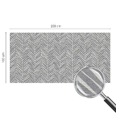 Sichtschutz Klebefolie Buntglasoptik Zickzackmuster