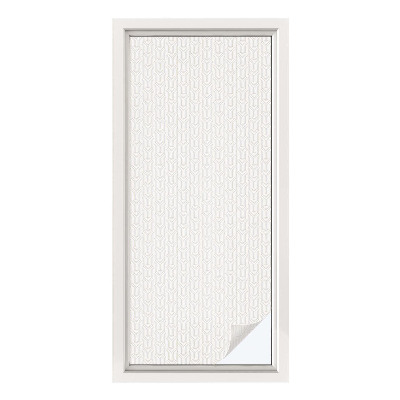 Sichtschutzfolie Fenster Buntglasoptik Zarter Bogen