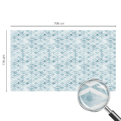 Fensterfolie Sichtschutz Blaue Rauten