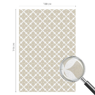 Folie für Fenster blickdicht Geometrische Blätter