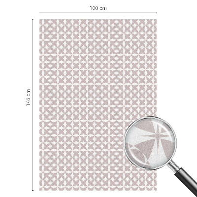 Sichtschutz Klebefolie Buntglasoptik Geometrie der Harmonie