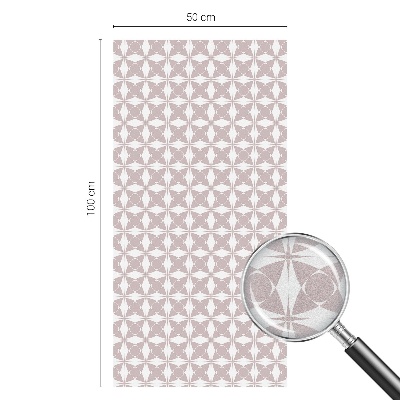 Sichtschutz Klebefolie Buntglasoptik Geometrie der Harmonie