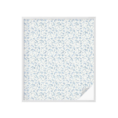 Klebefolie Fenster Sichtschutz Zitronenmuster