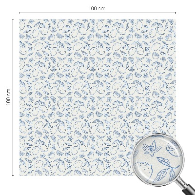 Klebefolie Fenster Sichtschutz Zitronenmuster