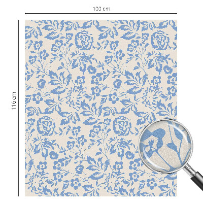 Sichtschutzfolie Fenster Buntglasoptik Blütenblätter