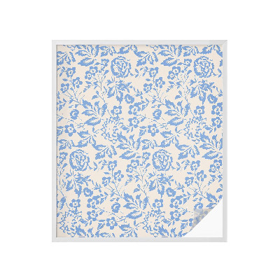 Sichtschutzfolie Fenster Buntglasoptik Blütenblätter