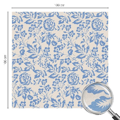 Sichtschutzfolie Fenster Buntglasoptik Blütenblätter