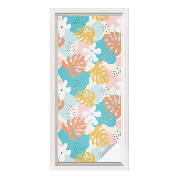 Fensterfolie Sichtschutz Exotische Natur