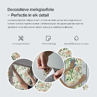 Fensterfolie Sichtschutz Exotische Natur