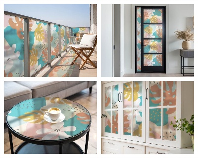 Fensterfolie Sichtschutz Exotische Natur