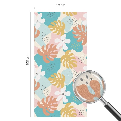 Fensterfolie Sichtschutz Exotische Natur