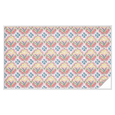 Folie für Fenster blickdicht Blumenmuster