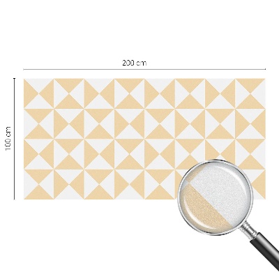 Sichtschutzfolie Fenster Buntglasoptik Geometrische Dreiecke