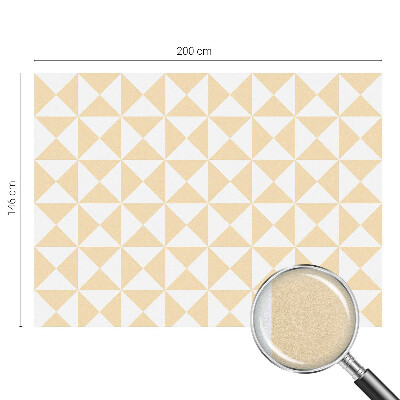 Sichtschutzfolie Fenster Buntglasoptik Geometrische Dreiecke