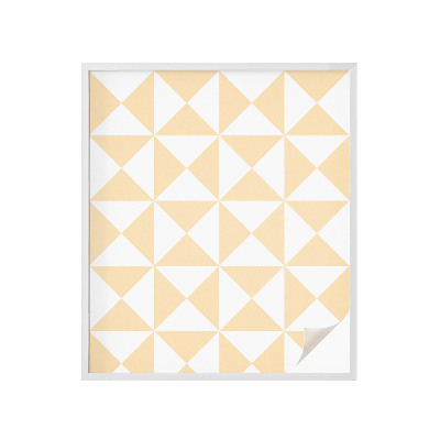 Sichtschutzfolie Fenster Buntglasoptik Geometrische Dreiecke