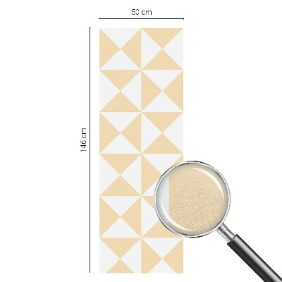 Sichtschutzfolie Fenster Buntglasoptik Geometrische Dreiecke