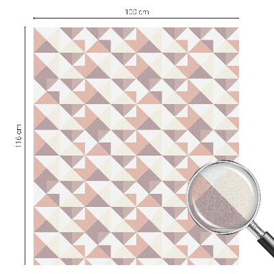 Folie für Fenster blickdicht Moderne Dreiecke