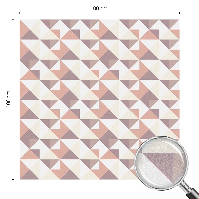 Folie für Fenster blickdicht Moderne Dreiecke