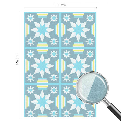 Fensterfolie Sichtschutz Sternmuster