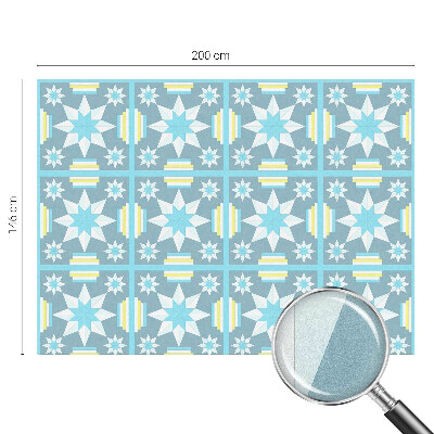 Fensterfolie Sichtschutz Sternmuster