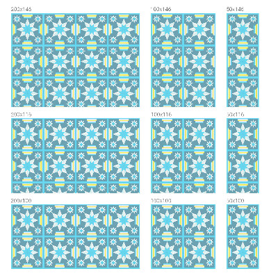 Fensterfolie Sichtschutz Sternmuster