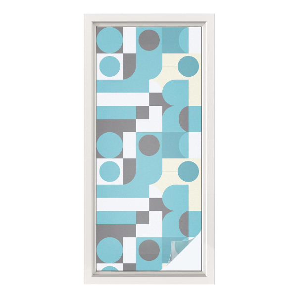 Klebefolie Fenster Sichtschutz Geometrische Muster