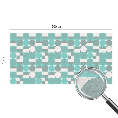 Sichtschutz Klebefolie Buntglasoptik Geometrische Formen