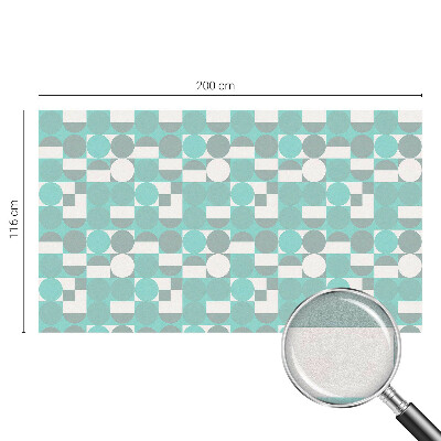 Sichtschutz Klebefolie Buntglasoptik Geometrische Formen