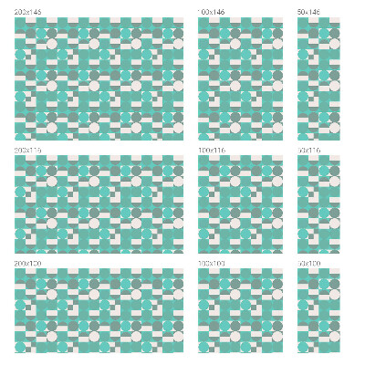 Sichtschutz Klebefolie Buntglasoptik Geometrische Formen
