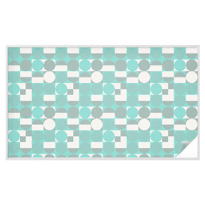 Sichtschutz Klebefolie Buntglasoptik Geometrische Formen