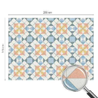 Klebefolie Fenster Sichtschutz Farbenfrohe Symmetrie