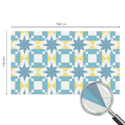 Fensterfolie Sichtschutz Blaue Sterne