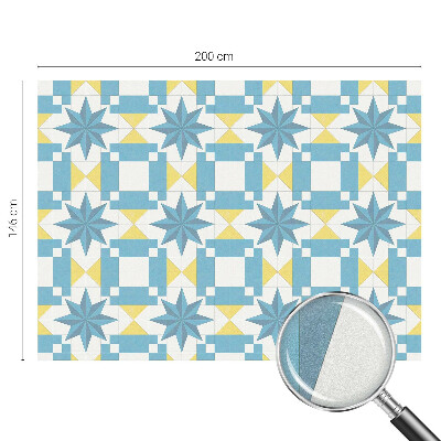 Fensterfolie Sichtschutz Blaue Sterne