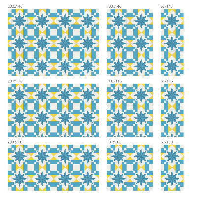 Fensterfolie Sichtschutz Blaue Sterne