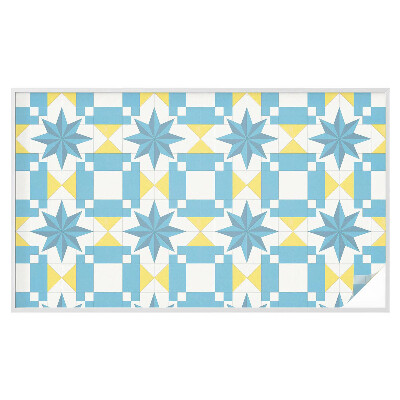 Fensterfolie Sichtschutz Blaue Sterne