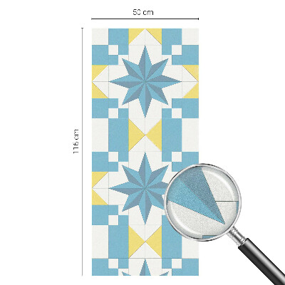 Fensterfolie Sichtschutz Blaue Sterne