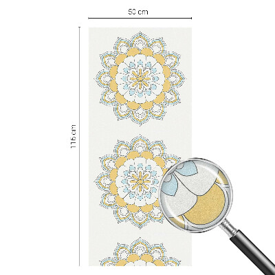 Klebefolie Fenster Sichtschutz Bunte Mandalas
