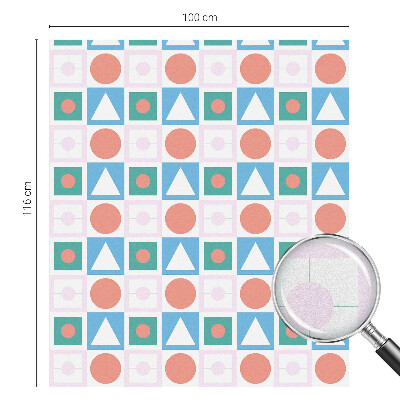 Folie für Fenster blickdicht Abstrakte Muster