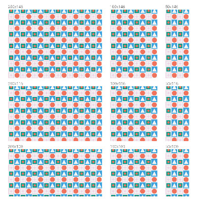 Folie für Fenster blickdicht Abstrakte Muster