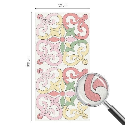 Fensterfolie Sichtschutz Blumenschmuck