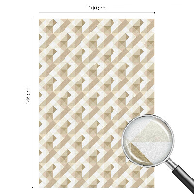 Folie für Fenster blickdicht Dreiecksmuster