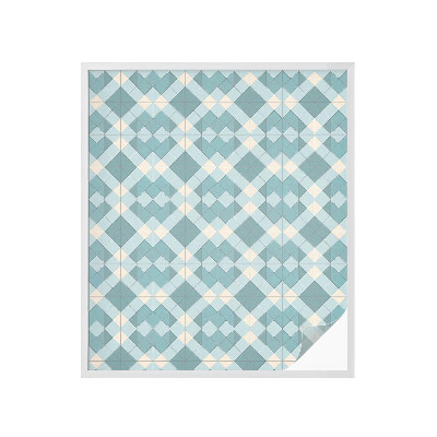 Sichtschutz Klebefolie Buntglasoptik Geometrische Muster