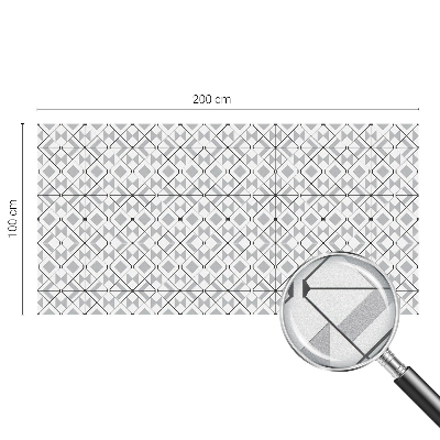Fensterfolie Sichtschutz Geometrische Muster