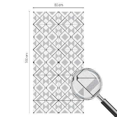 Fensterfolie Sichtschutz Geometrische Muster