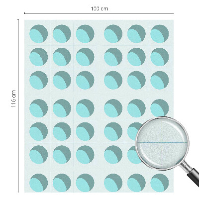 Sichtschutzfolie Fenster Buntglasoptik Moderne Räder