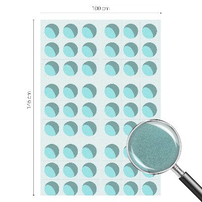 Sichtschutzfolie Fenster Buntglasoptik Moderne Räder