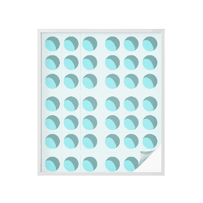 Sichtschutzfolie Fenster Buntglasoptik Moderne Räder