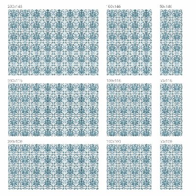 Sichtschutz Klebefolie Buntglasoptik Blumenmuster