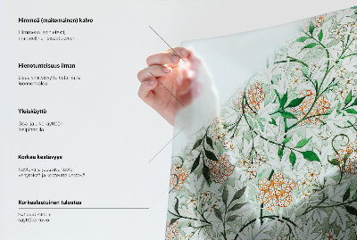 Fensterfolie Sichtschutz Florale Harmonie